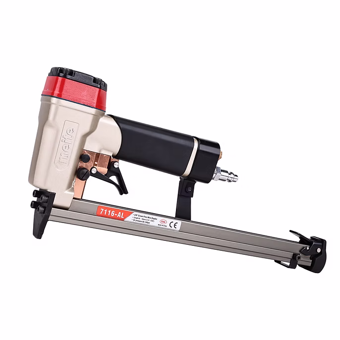 Meite 7116-AL 1/2" Crown Pneumatic 21 Gauge Auto Fire Stapler