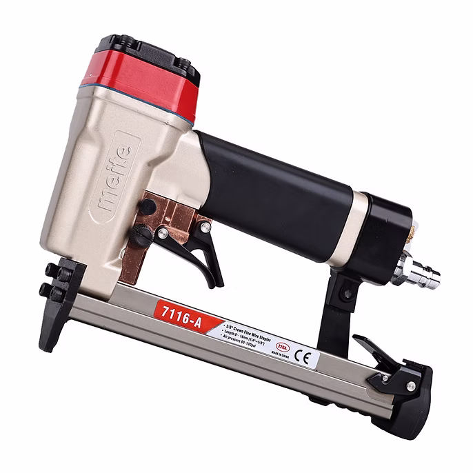 Meite 7116-A 1/2" Crown Pneumatic 21 Gauge Auto Fire Stapler